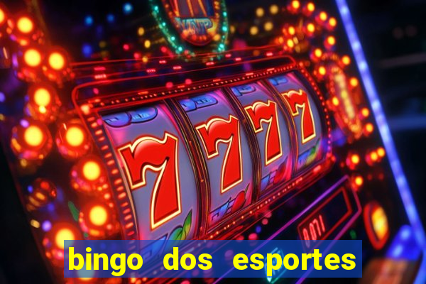 bingo dos esportes para imprimir